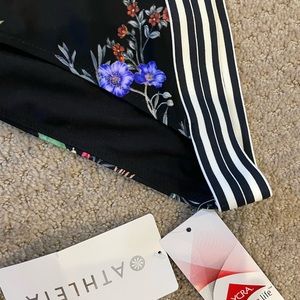 Athleta Gold Coast Floral Banded Bottom Sz M